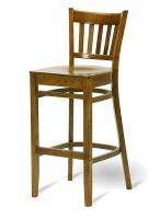Drewniany stołek barowy BSR-9907-W